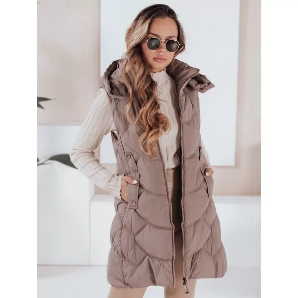  Dámská vesta DSTREET TY5104 KHAKI 