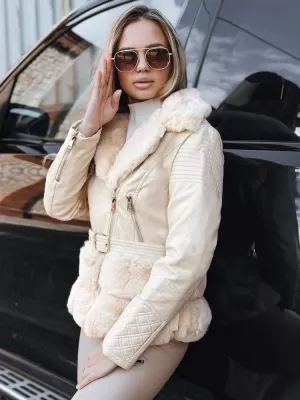 Dámská bunda DSTREET TY5275 ECRU