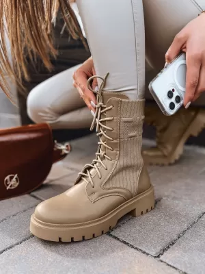 Dámské boty DSTREET ZY0381 KHAKI