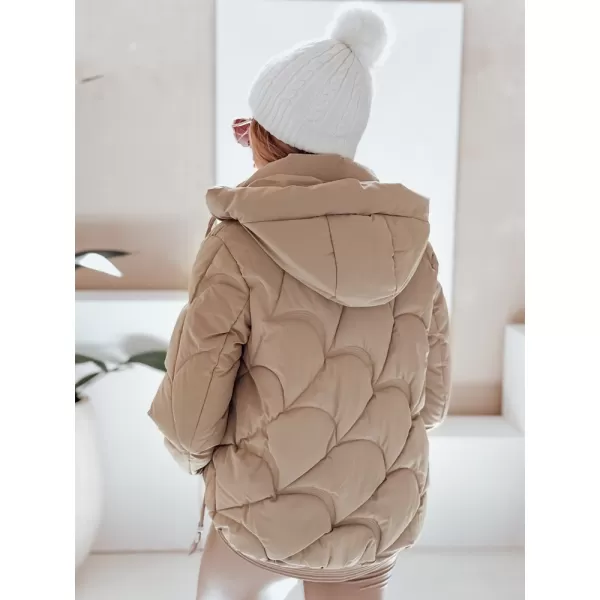  Dámská bunda DSTREET TY5041 KARAMELOVÁ 