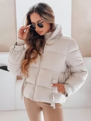 Dámská bunda DSTREET TY5066 BÉŽOVÁ