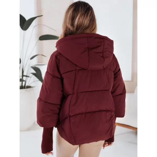  Dámská bunda DSTREET TY5037 BORDO 