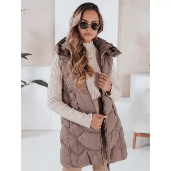  Dámská vesta DSTREET TY5104 KHAKI 