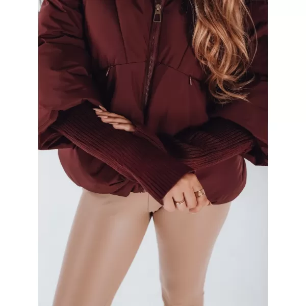  Dámská bunda DSTREET TY5037 BORDO 