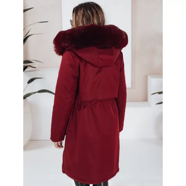  Dámská parka DSTREET TY5114 BORDOVÁ 