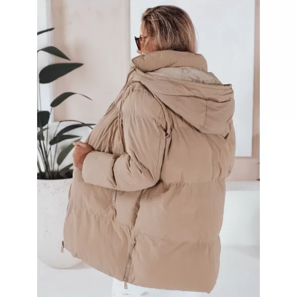  Dámská bunda DSTREET TY3247 BÉŽOVÁ 
