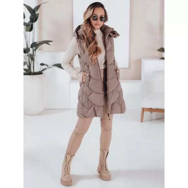  Dámská vesta DSTREET TY5104 KHAKI 