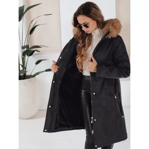  Dámská parka DSTREET TY5110 ČERNÁ 