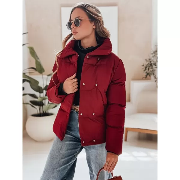  Dámská bunda DSTREET TY4957 BORDO 