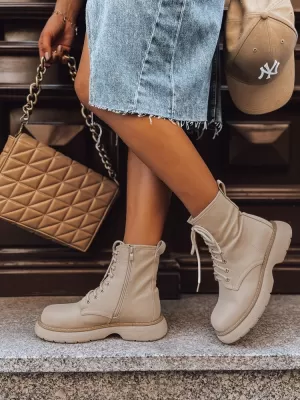 Dámské boty DSTREET ZY0369 KHAKI