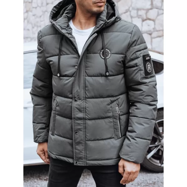  Pánská bunda DSTREET TX5053 TMAVĚ ŠEDÁ 
