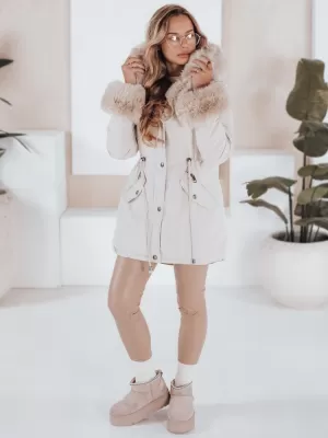 Dámská parka DSTREET TY5225 BÍLÁ