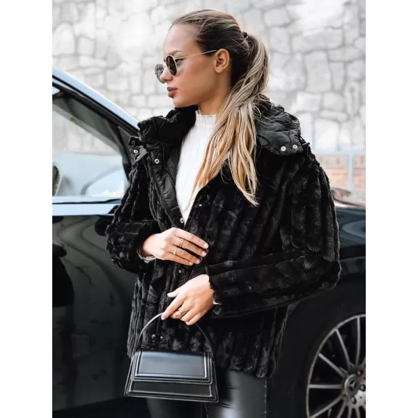  Dámská bunda DSTREET TY5276 ČERNÁ 