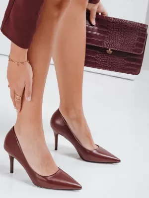 Dámské boty DSTREET ZY1078 BORDO