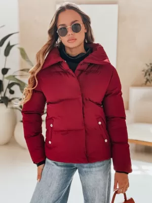 Dámská bunda DSTREET TY4957 BORDO