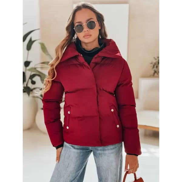  Dámská bunda DSTREET TY4957 BORDO 