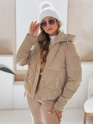 Dámská bunda DSTREET TY5041 KARAMELOVÁ
