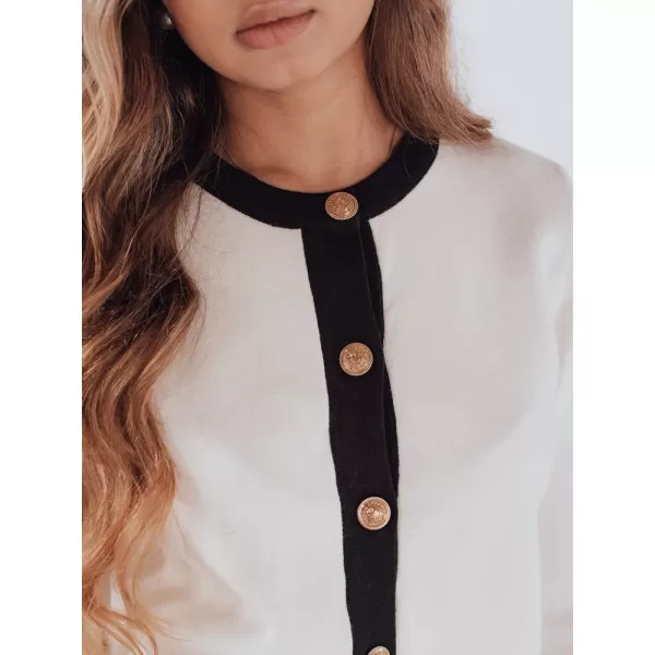  Dámský svetr DSTREET MY2557 ECRU 