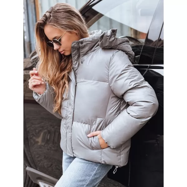  Dámská bunda DSTREET TY5191 TMAVĚ ŠEDÁ 
