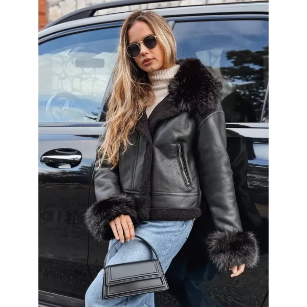  Dámská bunda DSTREET TY5244 ČERNÁ 