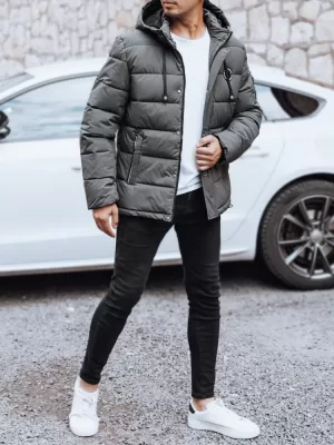 Pánská bunda DSTREET TX5053 TMAVĚ ŠEDÁ