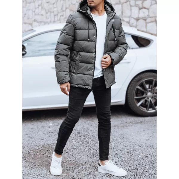  Pánská bunda DSTREET TX5053 TMAVĚ ŠEDÁ 
