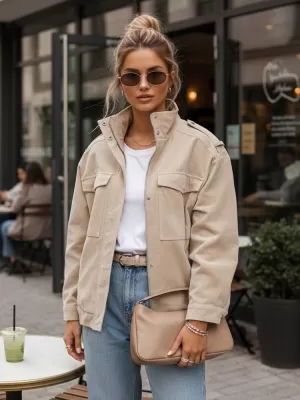 Dámská bunda DSTREET TY5653 BÉŽOVÁ