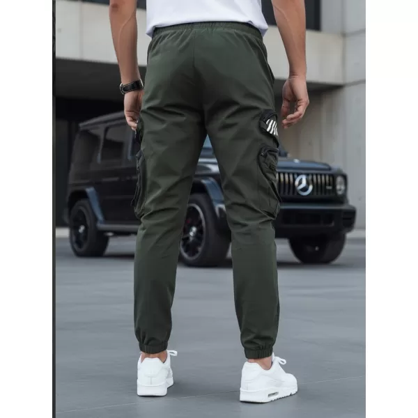  Pánské kalhoty DSTREET UX4160 ZELENÁ 