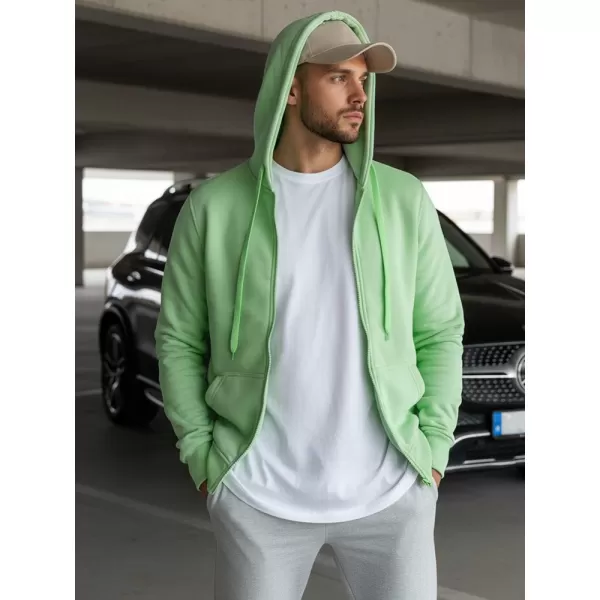  Pánská mikina DSTREET BX5230 SVĚTLE ZELENÁ 