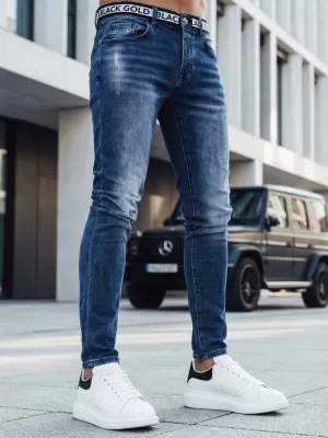 Pánské kalhoty DSTREET UX4242 MODRÁ