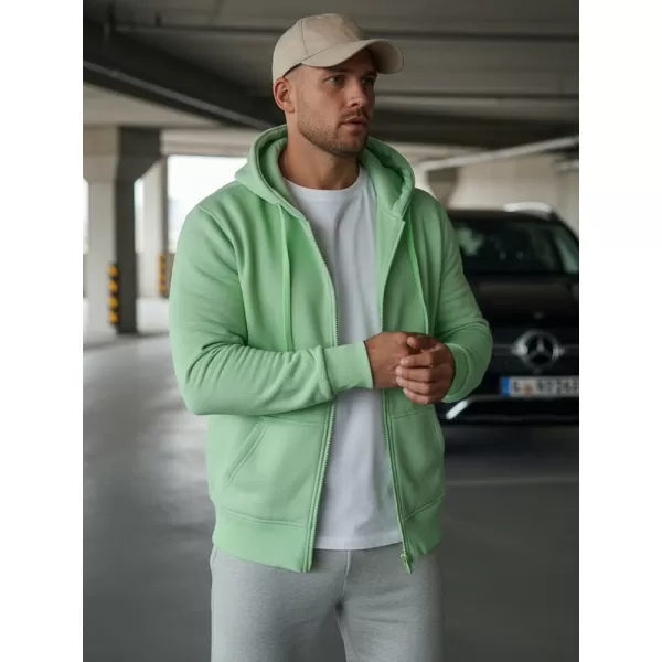  Pánská mikina DSTREET BX5230 SVĚTLE ZELENÁ 