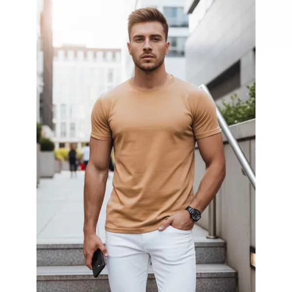  Pánské triko DSTREET RX5623 VELBLOUD 