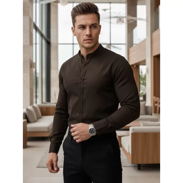  Pánská košile DSTREET DX2678 HNĚDÁ 