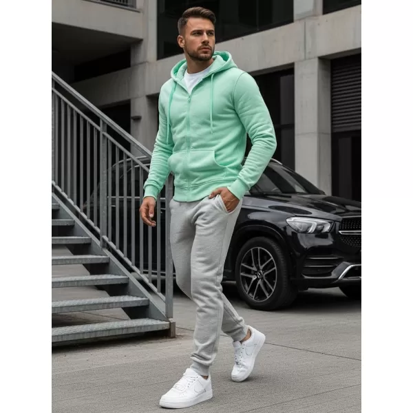  Pánská mikina DSTREET BX5231 SVĚTLE ZELENÁ 
