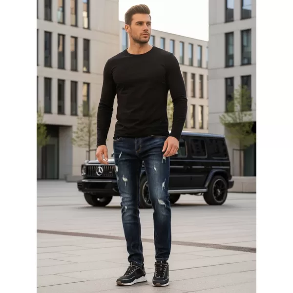  Pánské kalhoty DSTREET UX3810 TMAVĚ MODRÁ 