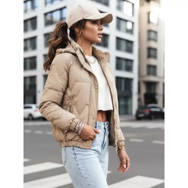  Dámská bunda DSTREET TY4177 BÉŽOVÁ 