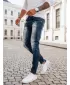Pánské kalhoty DSTREET UX3993 NÁMOŘNÍ MODRÁ