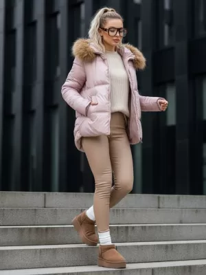 Dámská bunda DSTREET TY5526 RŮŽOVÁ