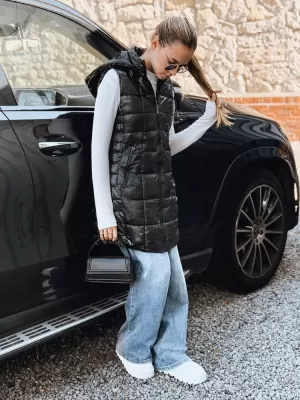 Dámská vesta DSTREET TY5257 ČERNÁ