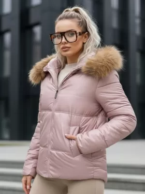 Dámská bunda DSTREET TY5526 RŮŽOVÁ