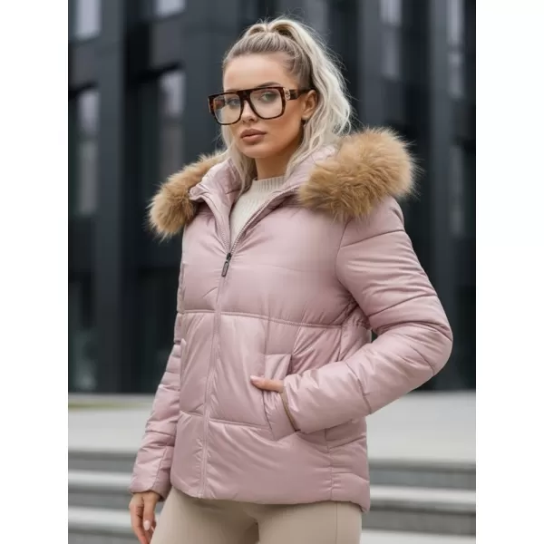  Dámská bunda DSTREET TY5526 RŮŽOVÁ 