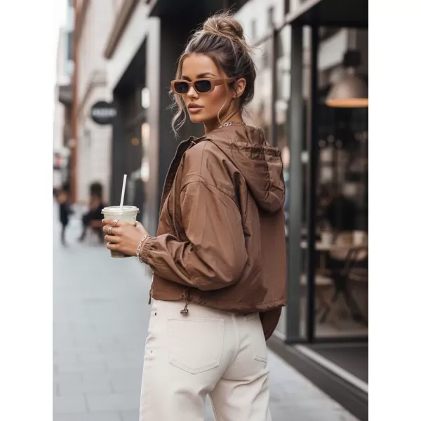 Dámská bunda DSTREET TY4234 KARAMELOVÁ 