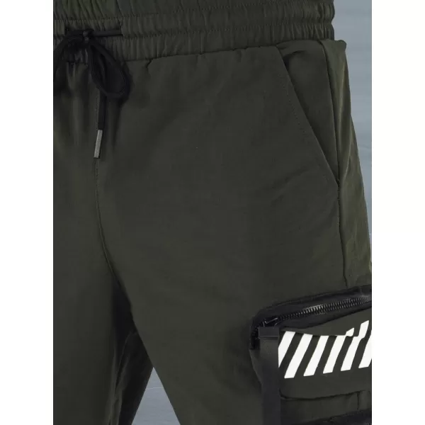  Pánské kalhoty DSTREET UX4160 ZELENÁ 