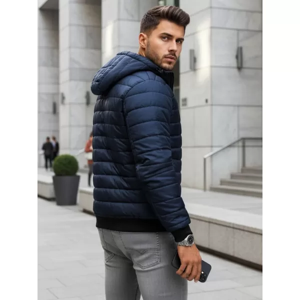  Pánská bunda DSTREET TX2228 TMAVĚ MODRÁ 