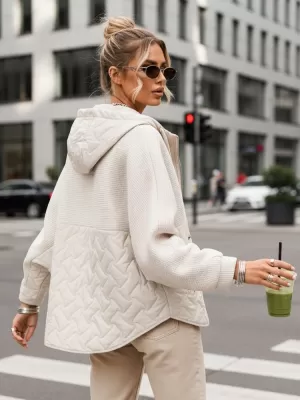 Dámská bunda DSTREET TY5592 ECRU