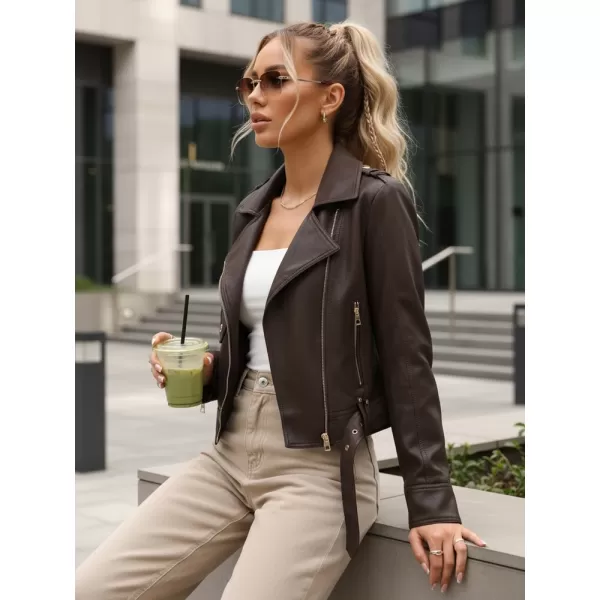  Dámská bunda DSTREET TY5647 HNĚDÁ 