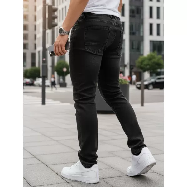  Pánské kalhoty DSTREET UX4483 ČERNÁ 