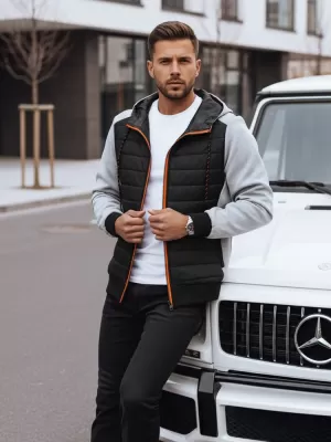 Pánská bunda DSTREET TX4393 SVĚTLE ŠEDÁ