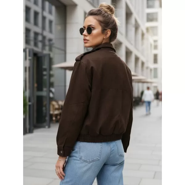  Dámská bunda DSTREET TY5571 HNĚDÁ 