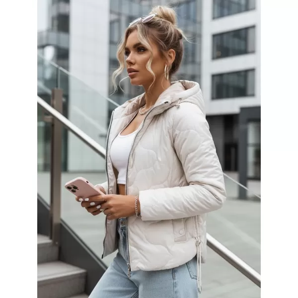  Dámská bunda DSTREET TY3582 BÍLÁ 